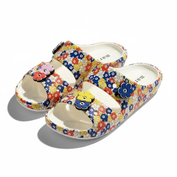 CROCS Shoes - NWT Crocs x Marimekko Classic Sandal Womens 8 / Mens 6‎ Exclusive Jibbitz 211121